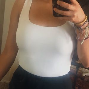 White Zara shirt